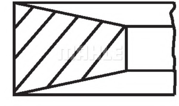 MAHLE ORIGINAL 011 RS 10101 0N0 Piston Ring Kit